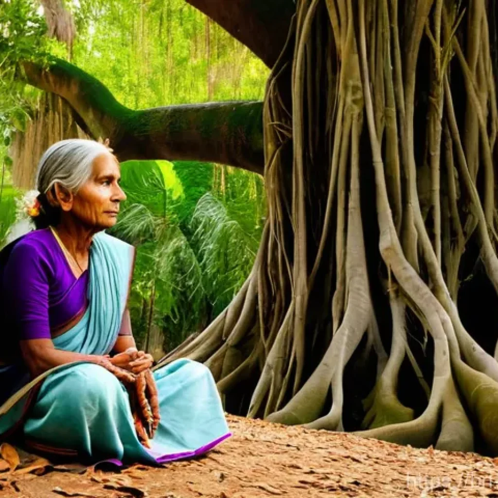 애니미즘과 공동체 회복의 사례 - The Ancestral Embrace of Living Nature**

A captivating image illustrating ancestral wisdom and a sp...